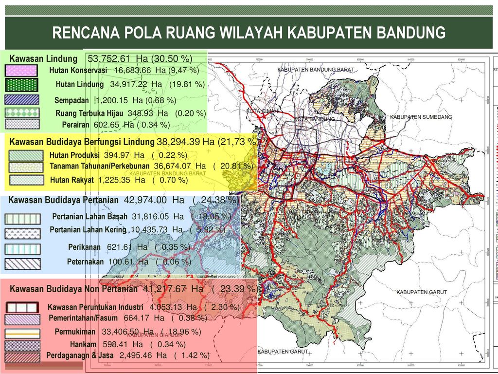Peta Rencana Tata Ruang Wilayah Kabupaten Bandung IsMedia